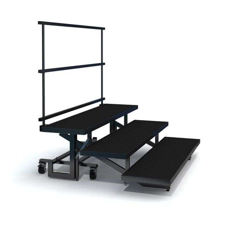 3-TIER STRAIGHT FOLDING CHORAL RISER