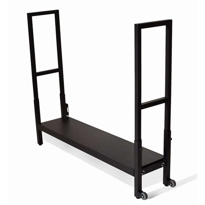 STAIR1.jpg - Intellistage Single Step with Wheels and Handrails for 40cm high stage