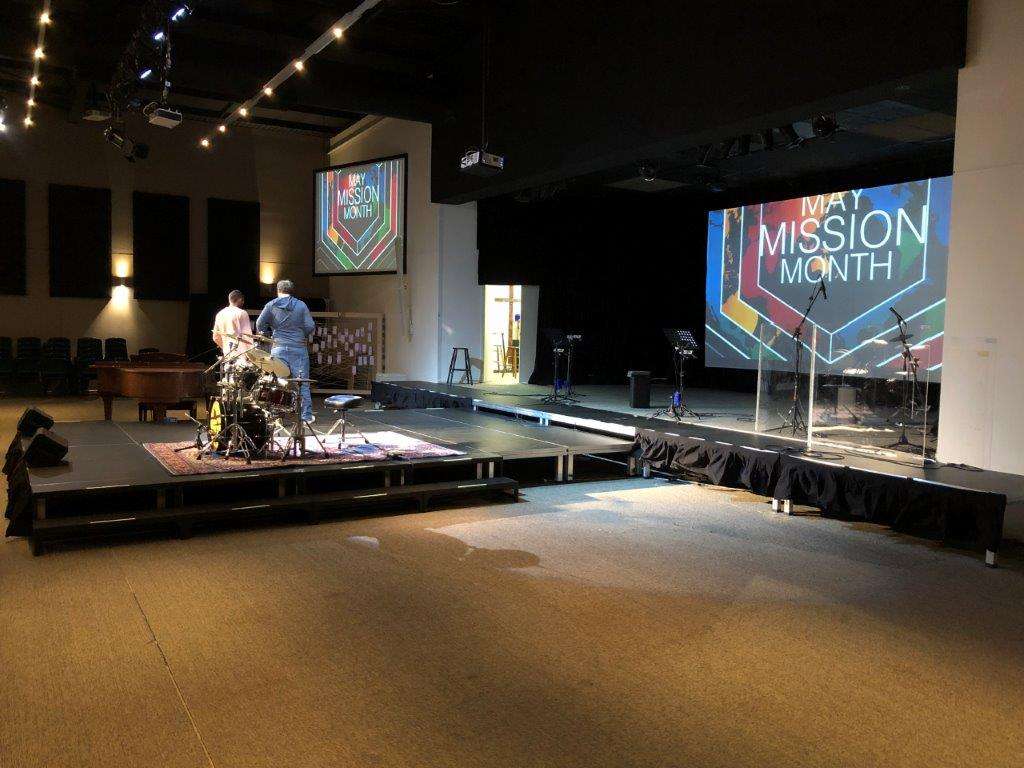 Stage Projects - Intellistage Portable stage products for churches